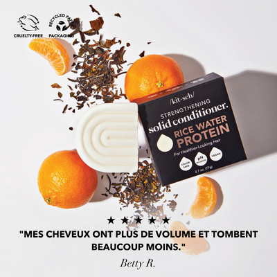 Shampoing & après-shampoing à l'eau de riz
